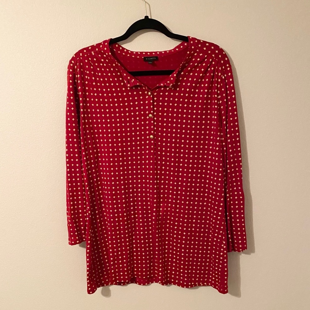 Talbots Long Sleeve Blouse